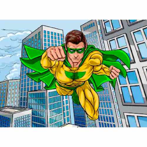 Superhero Comics Poster for Kids | Wall Art | Dubaiprint.com