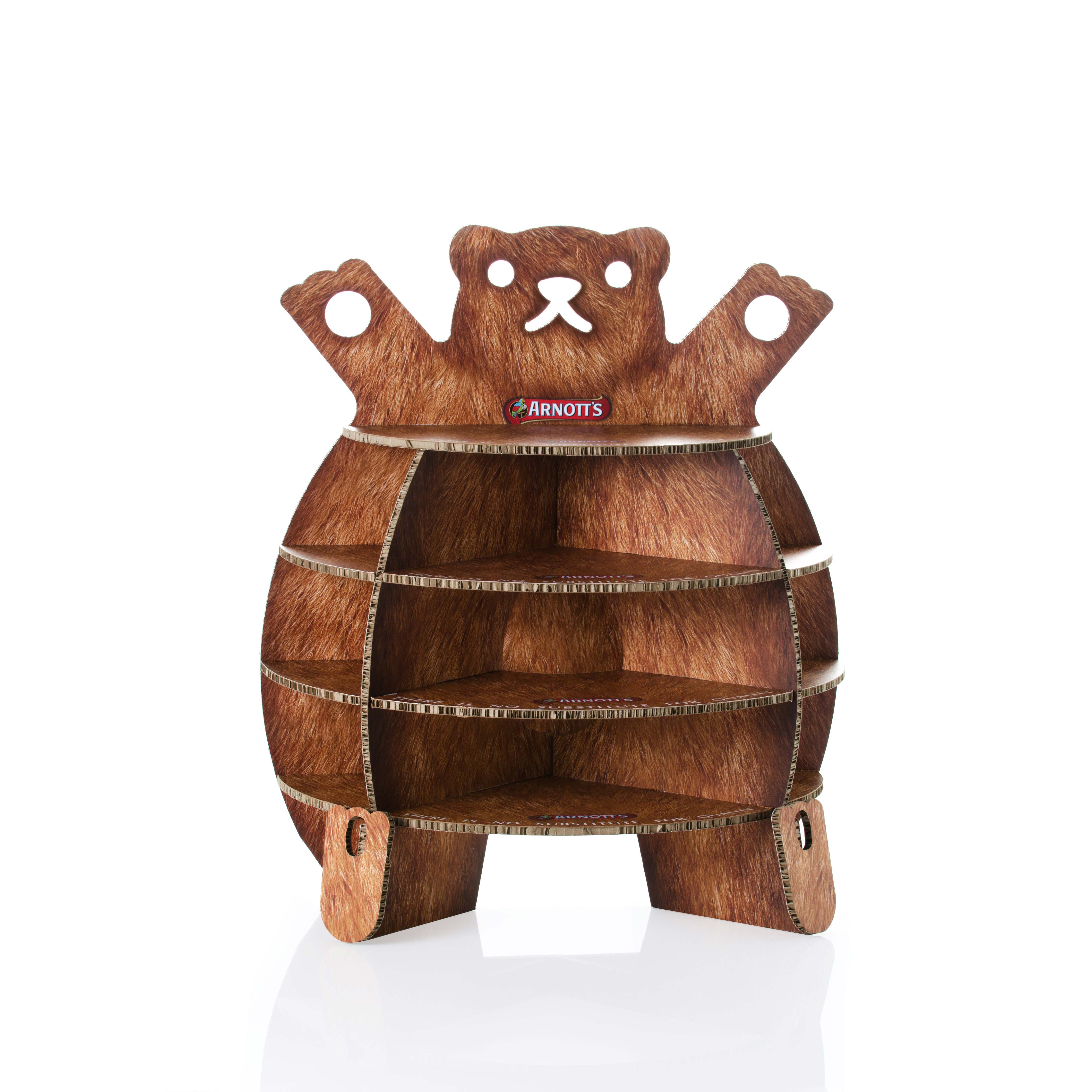 large teddy bear display case